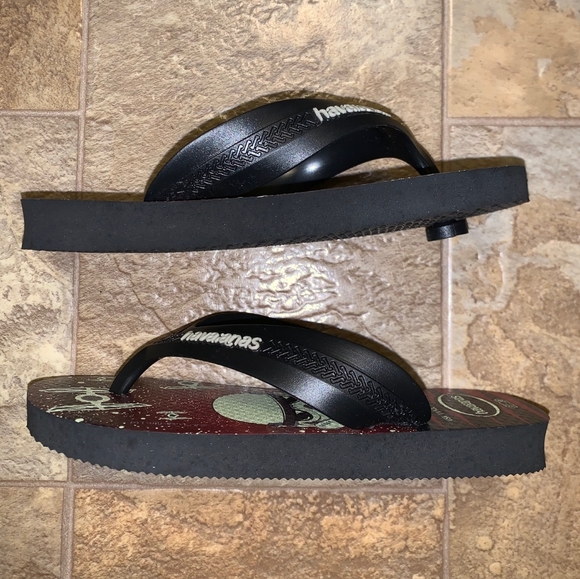 Havaianas Star Wars Darth Vader Storm Trooper Slippers Kids Size 11-12C - Picture 4 of 6